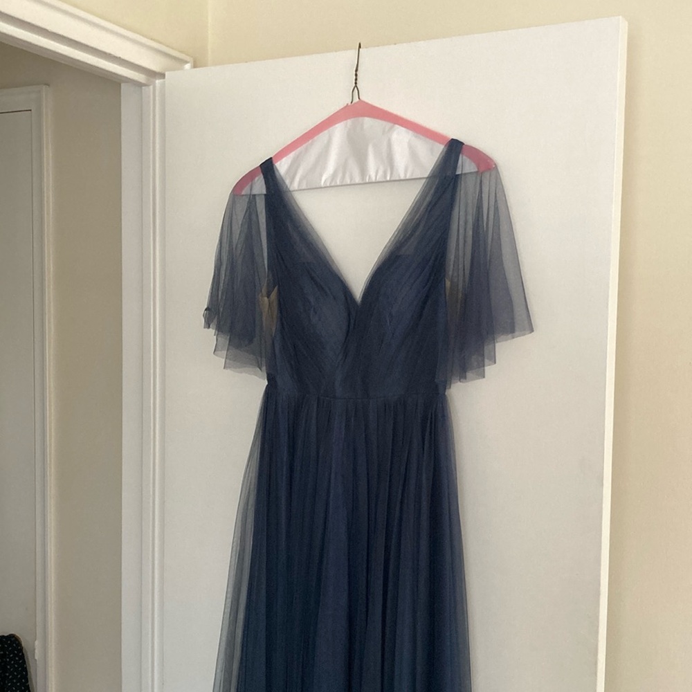 Revelry Thea tulle dress, size 4, color: romantic blue
